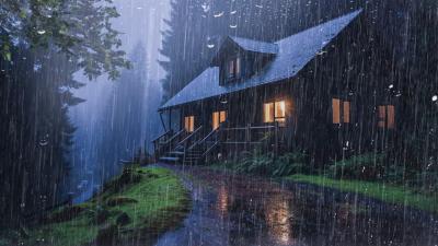 Perfect Rain Sounds For Sleeping  99 Sleep BETTER  Relaxing Rainstorm Sounds White Noise