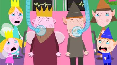 Praying for healing for King Thistle  Ben  Hollys Little Kingdom Funny Animation