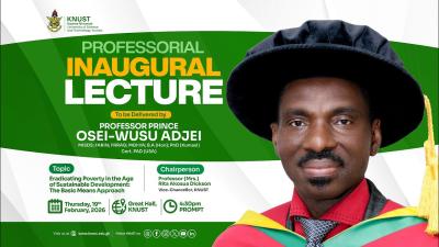 Professorial Inaugural Lecture Professor Prince OseiWusu Adjei 2026