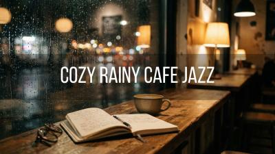 Relaxing Jazz Lofi Cozy Rainy Cafe Vibes to Chill  Unwind