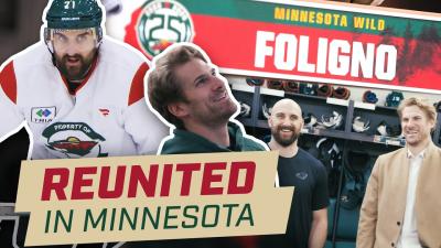 Reunited in Minnesota Follow Nick Folignos first home game day with the Wild