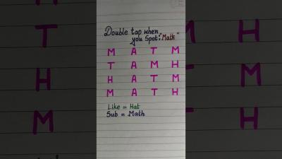 Spot Math funny shorts youtubeshorts shortsfeed english trending