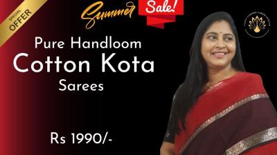 Summer Special Cotton Kota Sarees  trending viral viralvideo youtube video fashion vlog