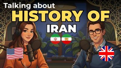 Talking about HISTORY OF IRAN in English  Easy English Speaking Practice