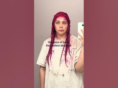The cost of being the favorite daughter jocelynpowder hairtok hairstyle dyehair redhair fy