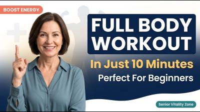 The Perfect 10 Minute Home Workout for Seniors Boost Strength  Mobility