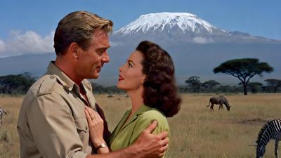 The Snows of Kilimanjaro  Gregory Peck  Ava Gardner in Hemingways Classic Full Drama Movie 4K