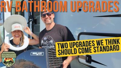 These 2 RV Bathroom Upgrades Should Be Standard  But You Can Add Them in 10 Minutes