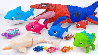 Toy asmr Glowing Aquarium Playset  Robo Fish ASMR Satisfying with Unboxing  Review Toys