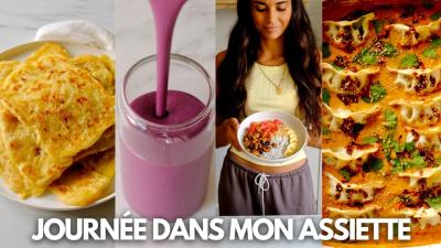 UNE JOURNÉE DANS MON ASSIETTE  Recette Msemmen Vegan