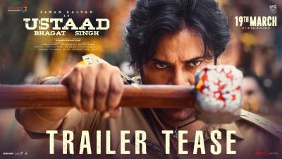 Ustaad Bhagat Singh Trailer Tease  Pawan Kalyan  Harish Shankar  Sreeleela  Raashii Khanna