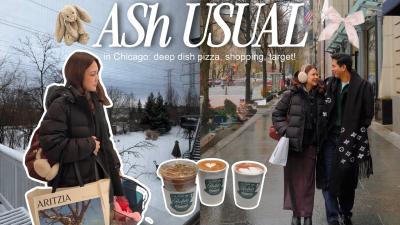 WEEKLY VLOG CHICAGO PIZZA SHOPPING  TARGET RUN  AShUSUAL