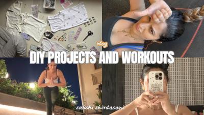 WEEKLY VLOG workouts diy projects cooking attempts