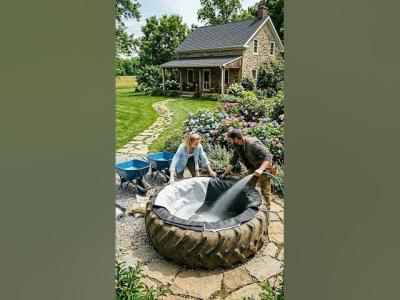 You wont believe this is just an old tire Wait for the fish reveal