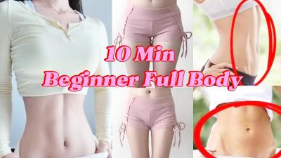 10 MIN FULL BODY WORKOUT  NO EQUIPMENT At Home Fitness