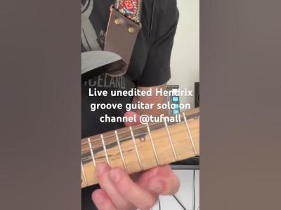 100 live unedited Hendrix style groove guitar solo by pro guitarist guitar hendrix guitarist