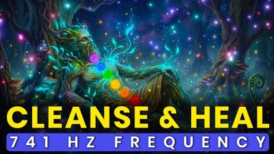 741 Hz Healing Music Powerful Detox to Remove Toxins  Cleanse Infections