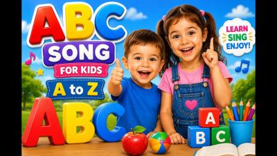 ABC Song for Kids  Learn the Alphabet A to Z with Adam  Mila