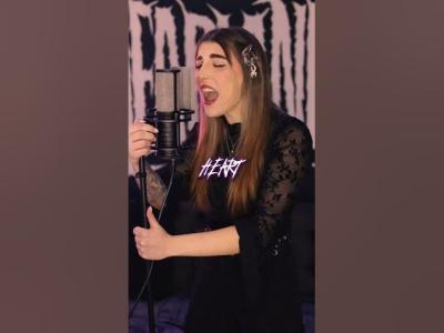 Afraid of the Dark  MotionlessInWhiteband Solo Part 2 vocalcover vocalist metalmusic metalfans