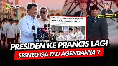 Alifurrahman PRESIDEN KE PRANCIS LAGI SESNEG GA TAU AGENDANYA