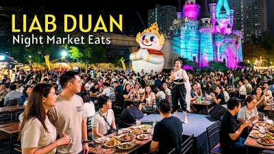 BANGKOK Amazing Liab Duan Night Market Street Food Tour 2026