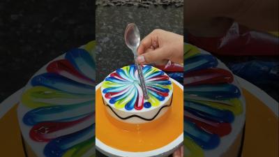 beautiful Multi Colour Cake Decorating ideas viral youtube trending shortsfeed shorts trend
