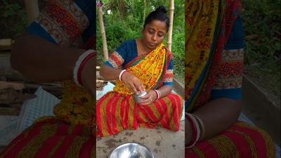 Bengali traditional Phena bhat with aloo makha and dal makha rice shorts food cooking