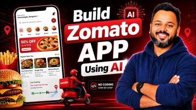 Build Zomato App Using AI  No Coding with Emergent AI