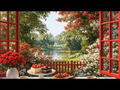  Calm Coffee Time by the River Relaxing Nature Ambience 3 HOURS