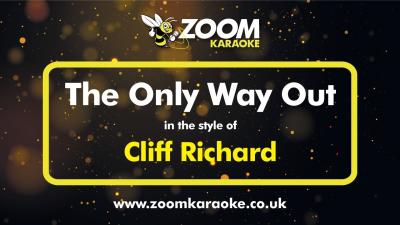 Cliff Richard  The Only Way Out Karaoke Version with Lyrics On Screen