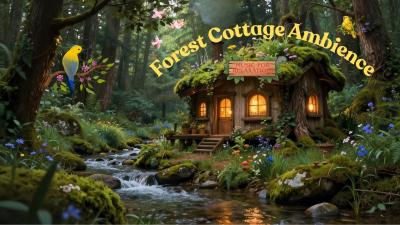 Cozy Forest Cottage Ambience Ethereal Ambient Music for Relaxation