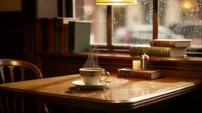 Cozy London Café Ambience  Relaxing Jazz Instrumental for Coffee Shops  Background