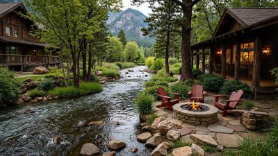 Cozy Spring Porch Ambience Relaxing Piano Music with Crackling Fireplace Birdsongs for Sleep
