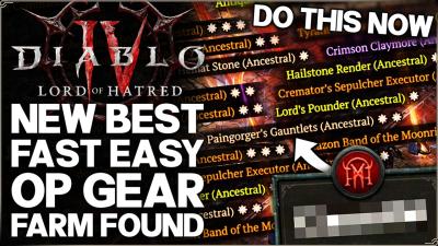 Diablo 4  Game Changing Discovery  New Best OP PERFECT GA Gear Farm  Target ANYTHING Fast Guide