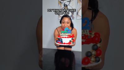 DIY WALMART CAKE UNDER 30 diybirthday walmartfinds gamercakes budget boymom momlife