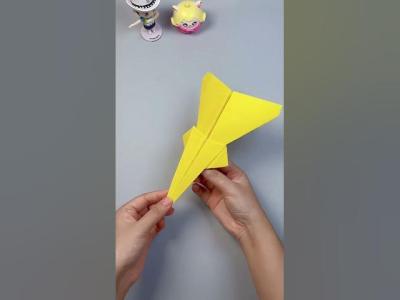 Easy Origami  How To Make an Easy Origami Super Airplane In 30 secondsorigami diy tutorial