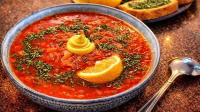 Easy Vegan Borscht Recipe Beet Soup  What to Cook for Lent