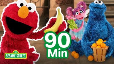 Elmos Fruit Salad and Veggies Songs  90 Mins  Sesame Street