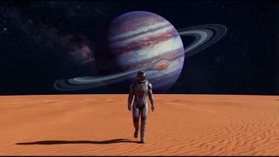 Endless Walk on an Alien Planet 8 Hours Deep Space Ambience for Focus  Relaxation