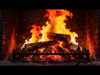  Fireplace 4K UHD Fireplace with Crackling Fire Sounds. Fireplace Ambience