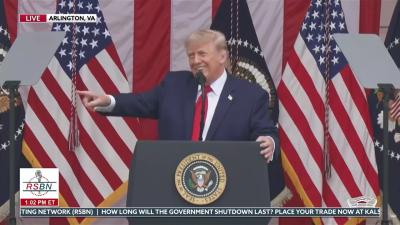 FULL SPEECH President Trump Delivers Patriotic Speech at Arlington Memorial Amphitheater  052526