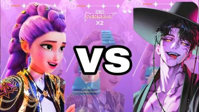 Golden vs Soda Pop Kpop Demon Hunters Music Rhythm Hop Version 