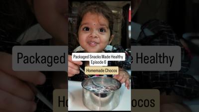 Homemade Chocos  No Maida No Refined Sugar  Kids Breakfast Recipe healthysnacks telugushorts