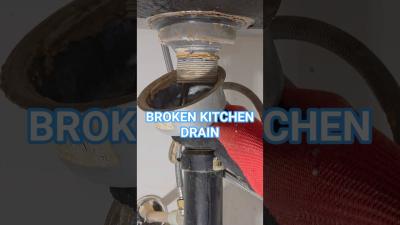 How to Fix a Leaking Kitchen Drain in under a Minute plumber plumbing shorts kitchen repair