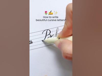 How to write beautiful cursive letters  WRITECH Brush Tip Marker Pens
