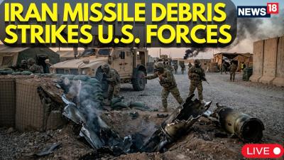 IRAN WAR BREAKING LIVE  Iran Missile Debris Hits U.S. Forces Escalating Regional Tensions  N18G