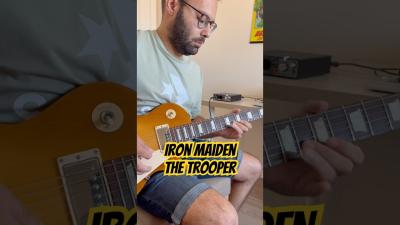 Iron Maiden  The trooper Guitar Cover
