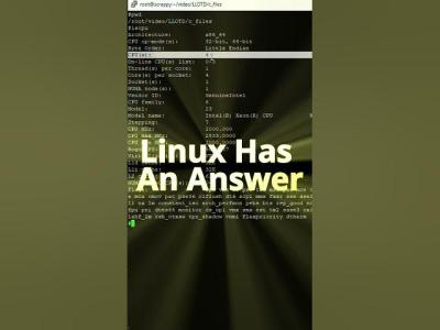 Linux lscpu Command Everyone Should Know tech tutorial shorts