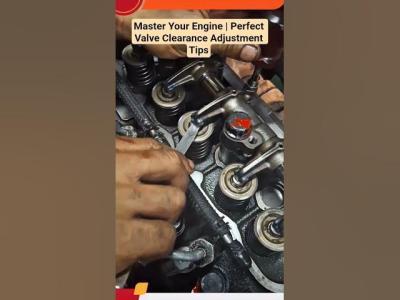 Master Your Engine  Perfect Valve Clearance Adjustment Tips shorts tips