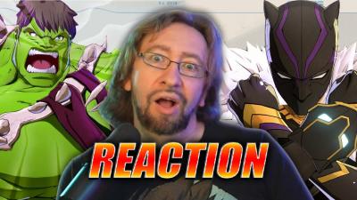 MAX REACTS Hulk and Black Panther Trailer  Marvel TOKON